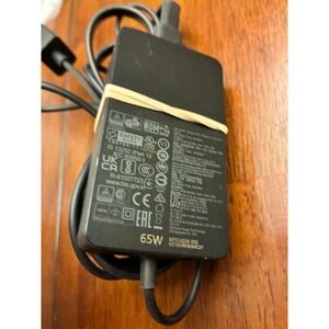 Microsoft Surface 65W Power Supply AC Adapter Model 1706 with USB Port Black
